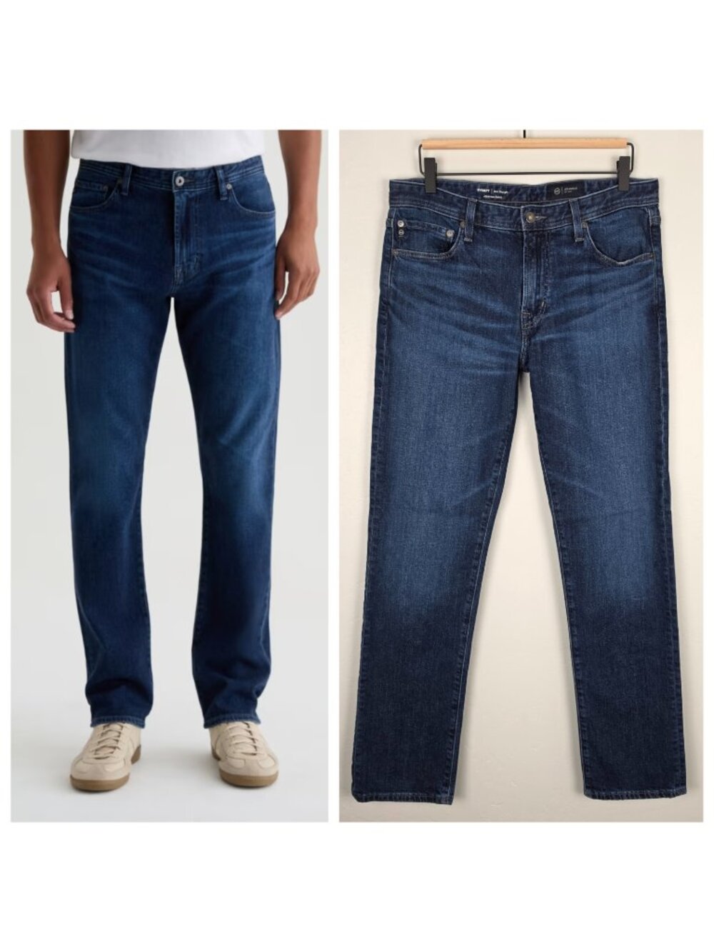 Adriano Goldschmied Size 32x32 Everett Slim Straight Jeans Crusade Blue
